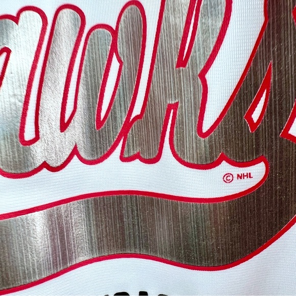 Chicago Blackhawks G-III Sports NHL Women Full Zip Track Jacket Sz XXL Red White - Picture 10 of 15